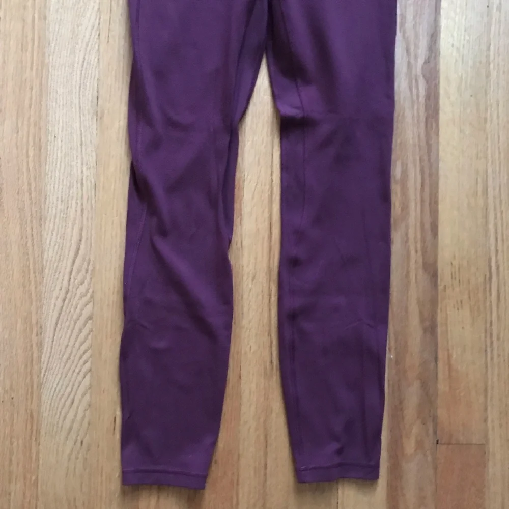 Lululemon Unlimited High Rise Tights Red Merlot 2